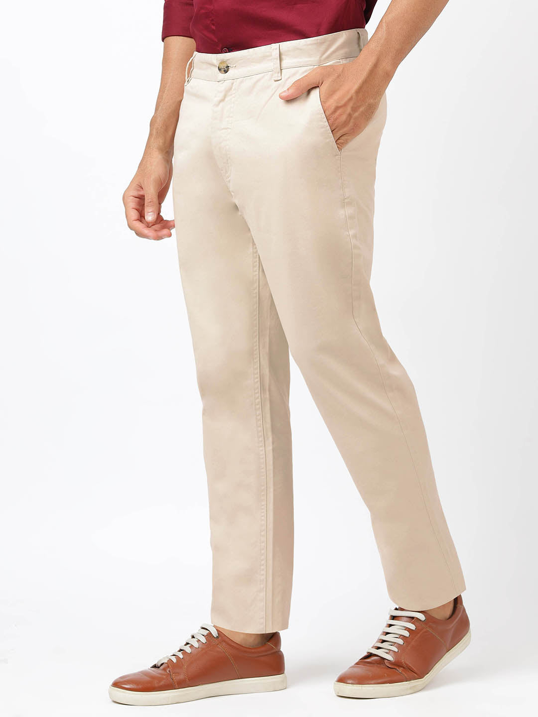 Chino Stone (100% Cotton)