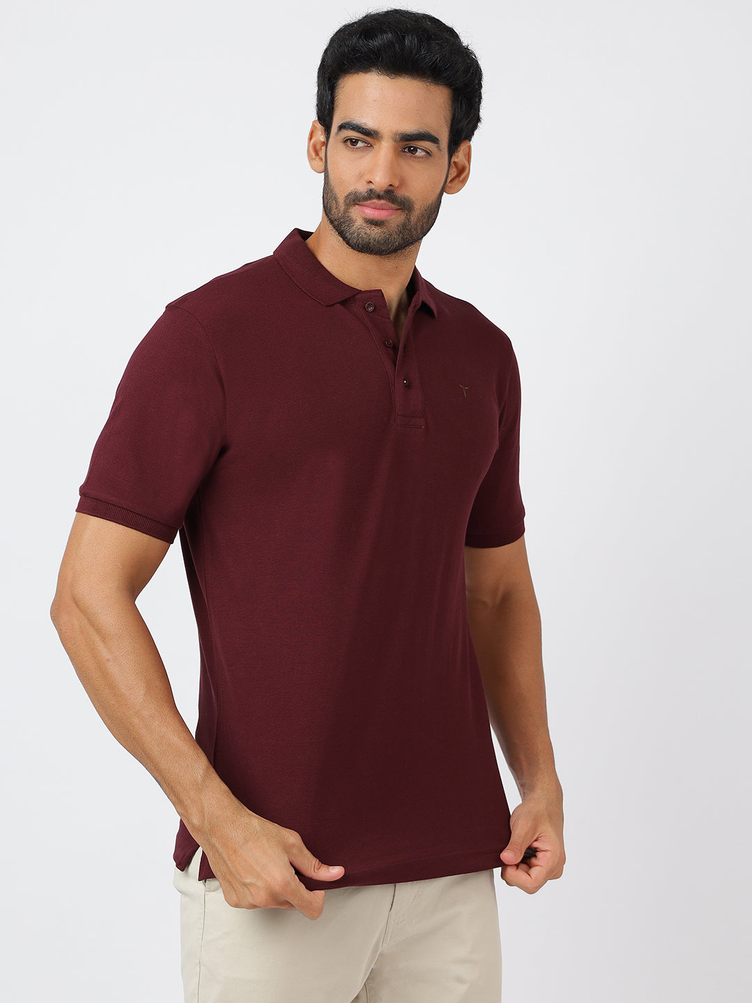 Polo Burgundy (100% Cotton)