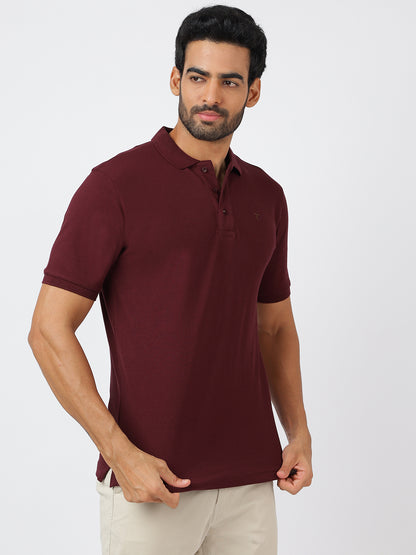 Polo Burgundy (100% Cotton)