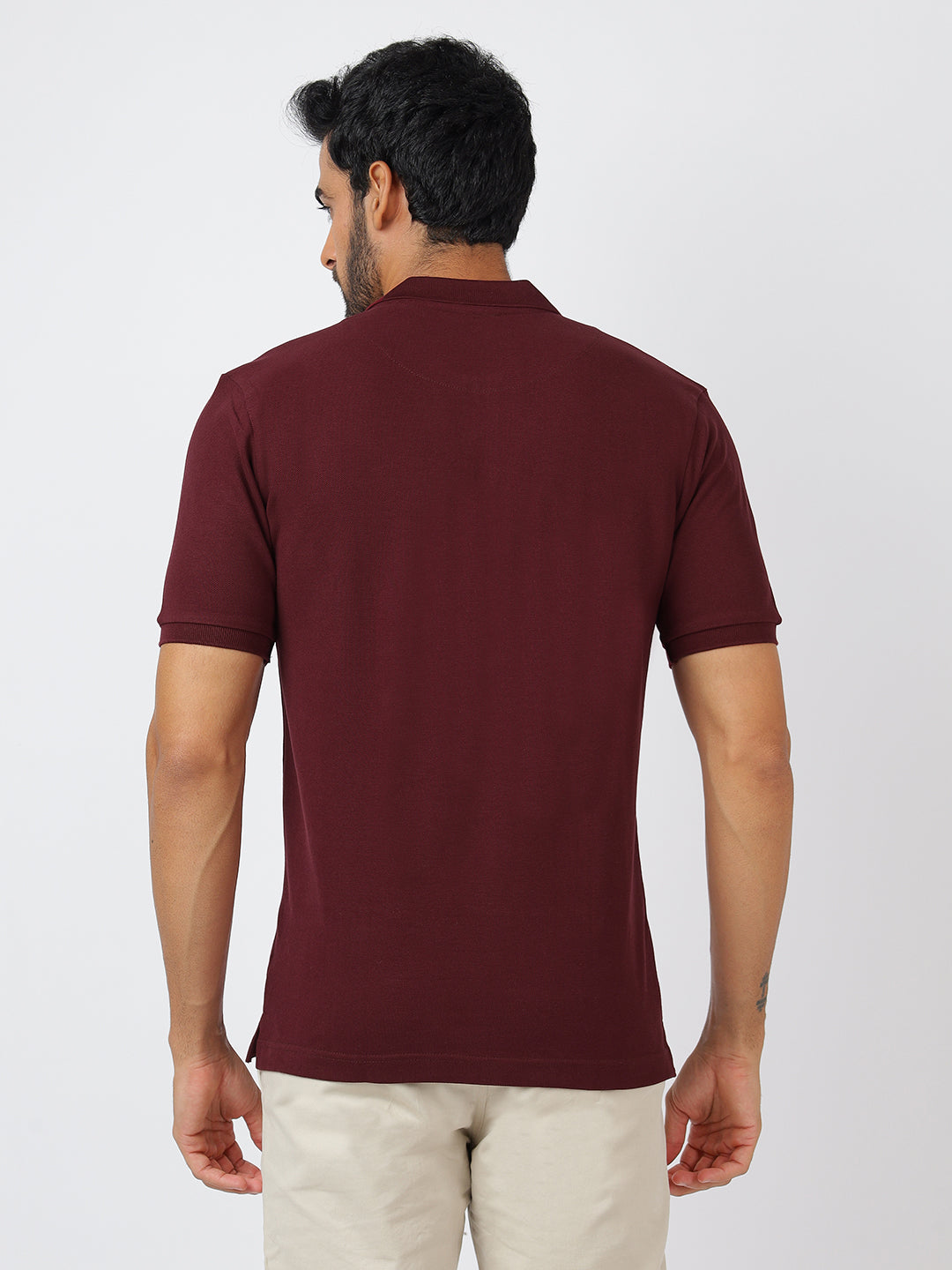 Polo Burgundy (100% Cotton)