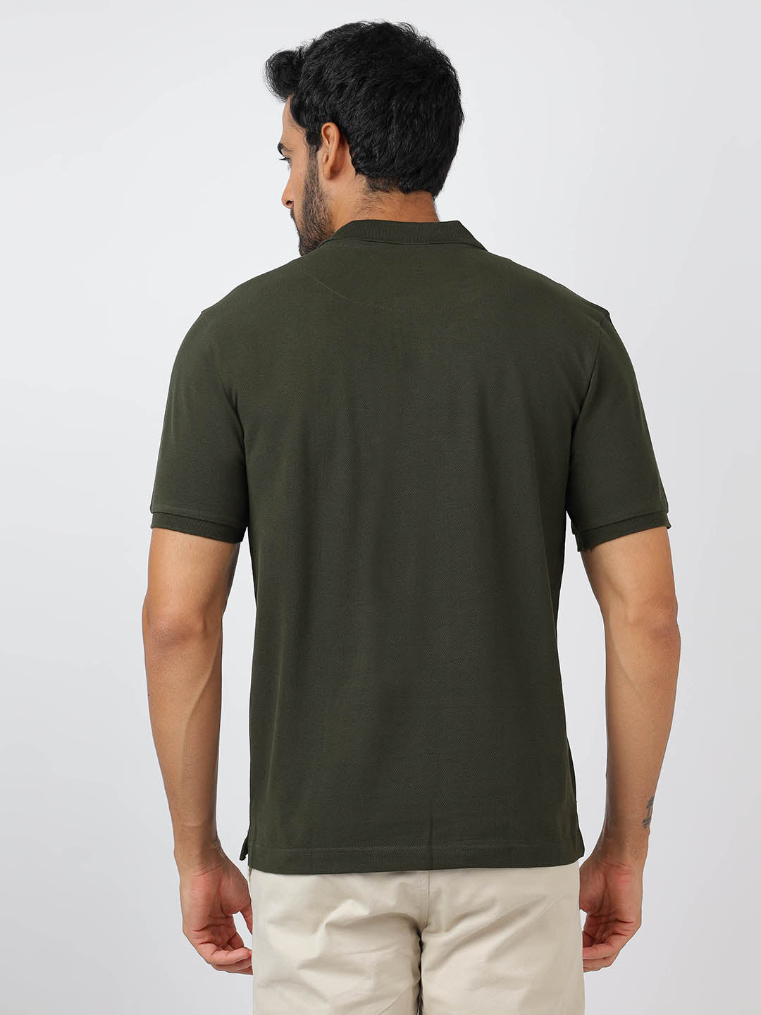 Polo Olive Green (100% Cotton)