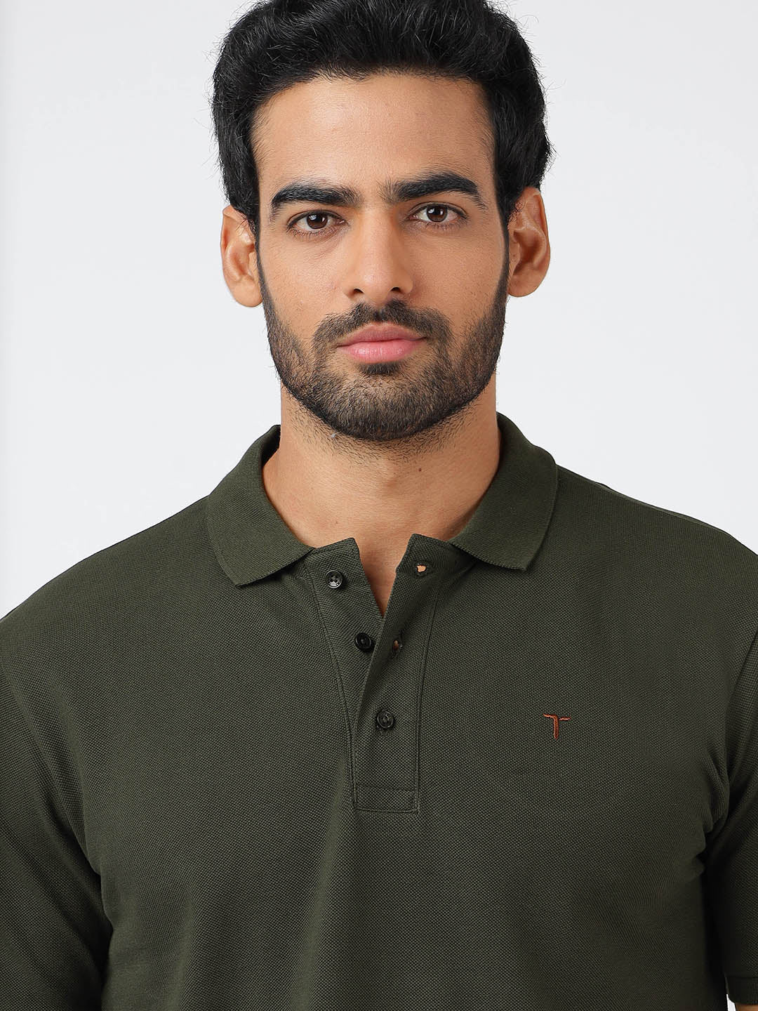 Polo Olive Green (100% Cotton)