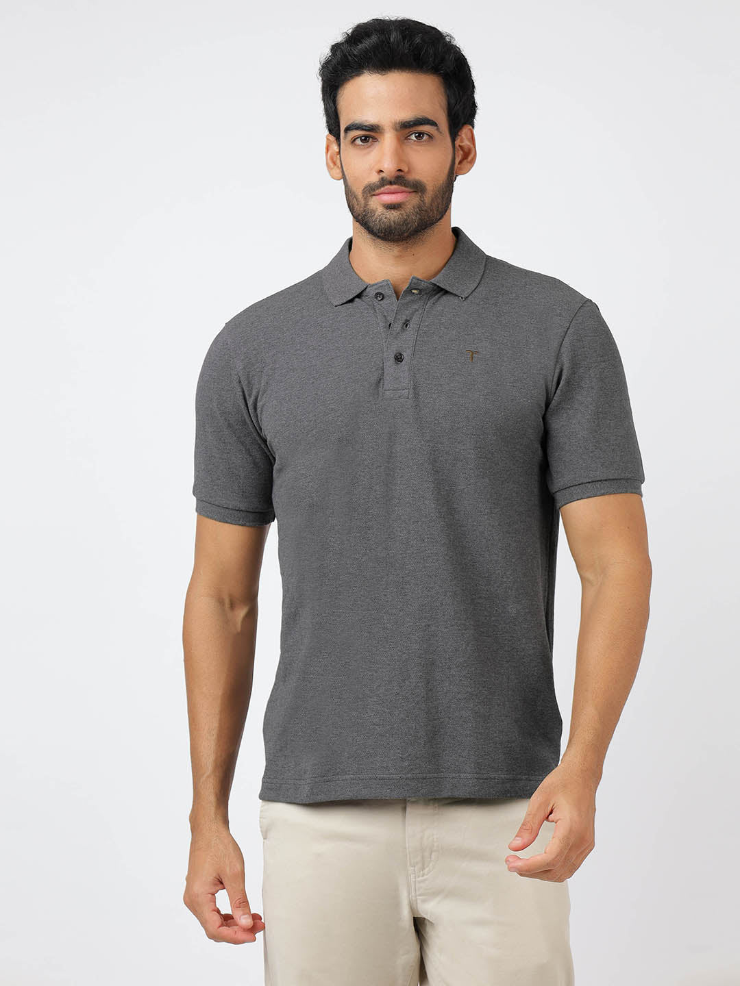 Polo Anthra Melange (100% Cotton)