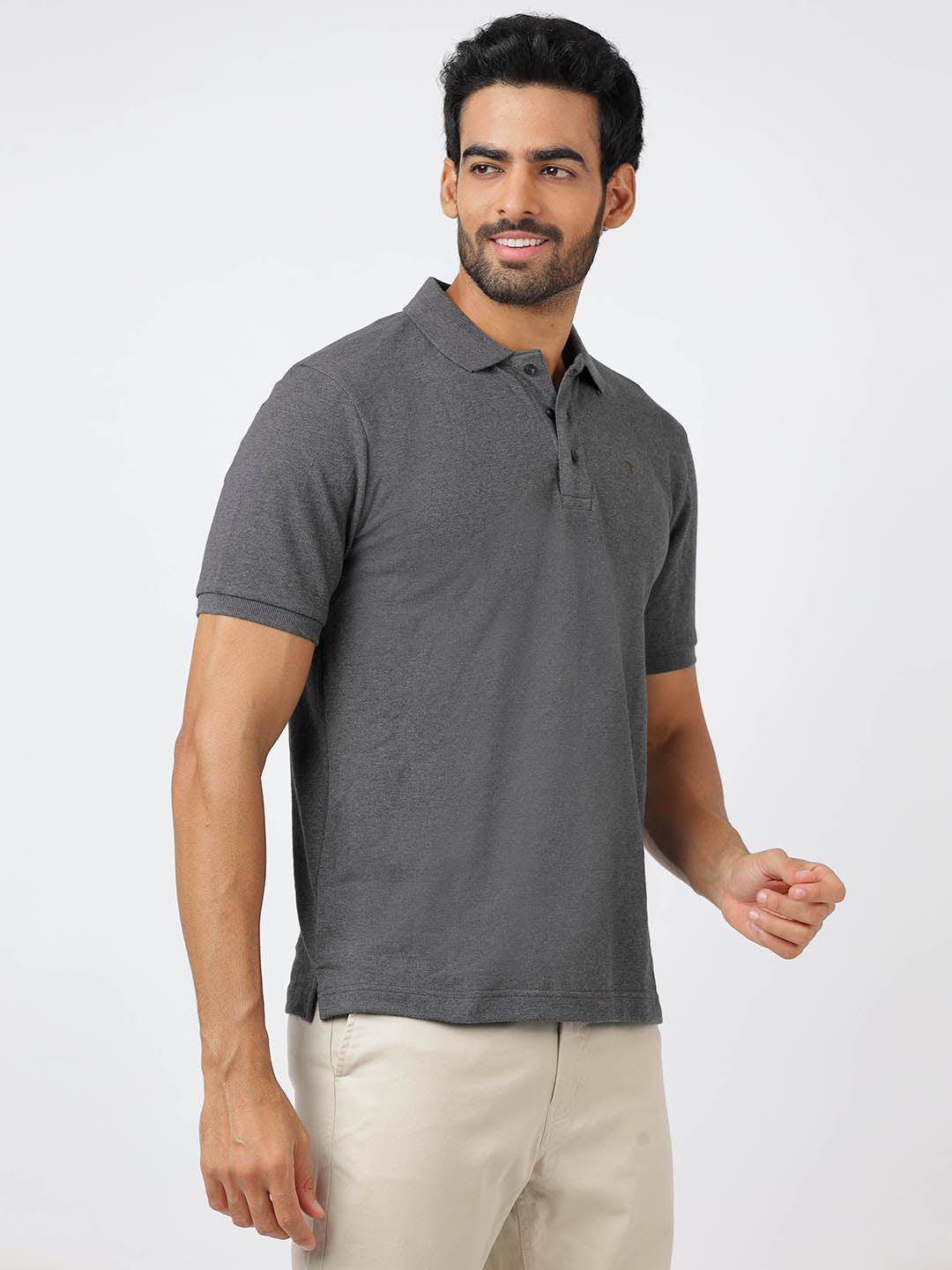 Polo Anthra Melange (100% Cotton)