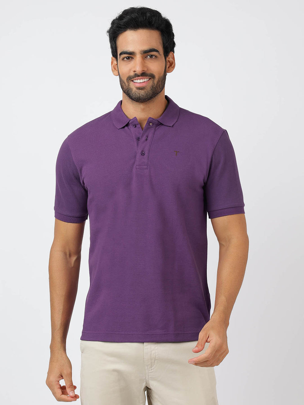 Polo Purple (100% Cotton)