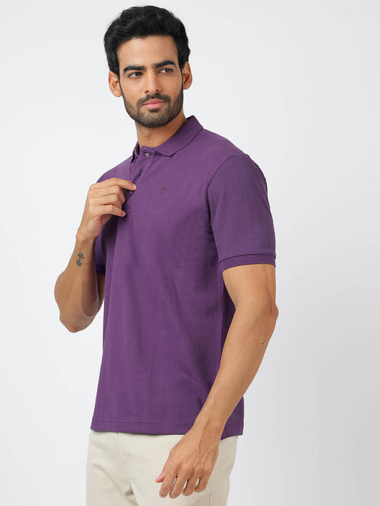 Polo Purple (100% Cotton)
