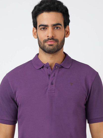 Polo Purple (100% Cotton)