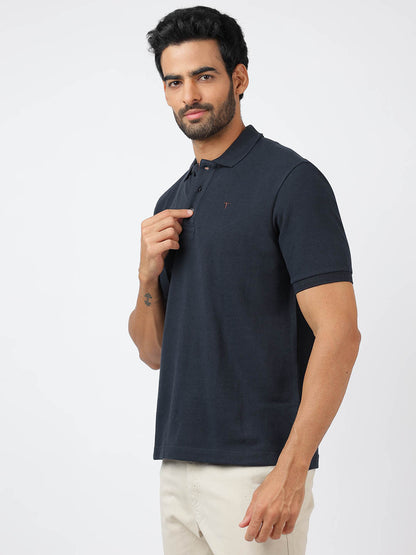 Polo Navy Blue (100% Cotton)