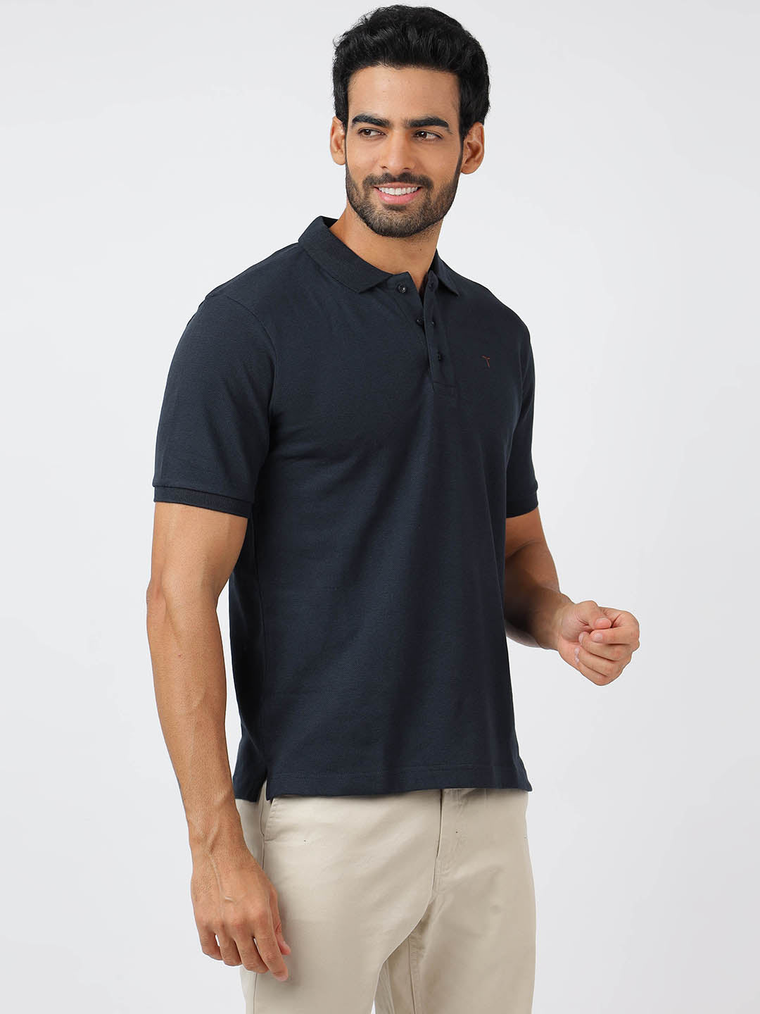 Polo Navy Blue (100% Cotton)