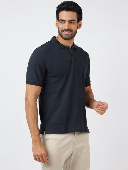 Polo Navy Blue (100% Cotton)