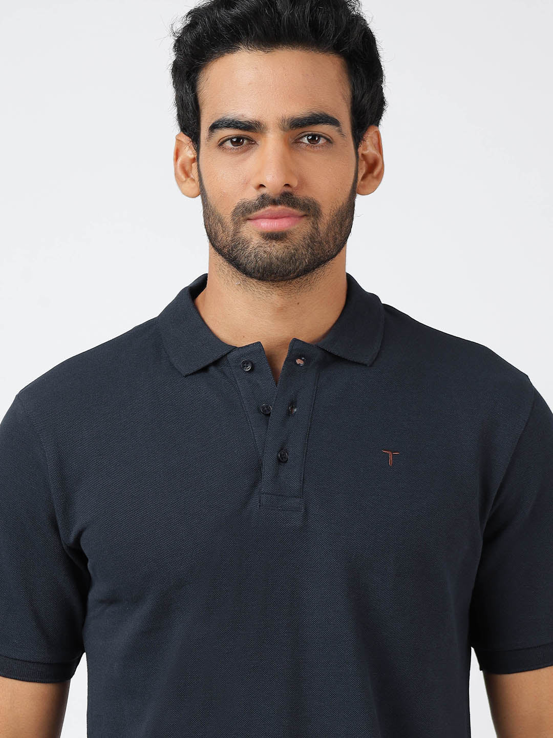 Polo Navy Blue (100% Cotton)