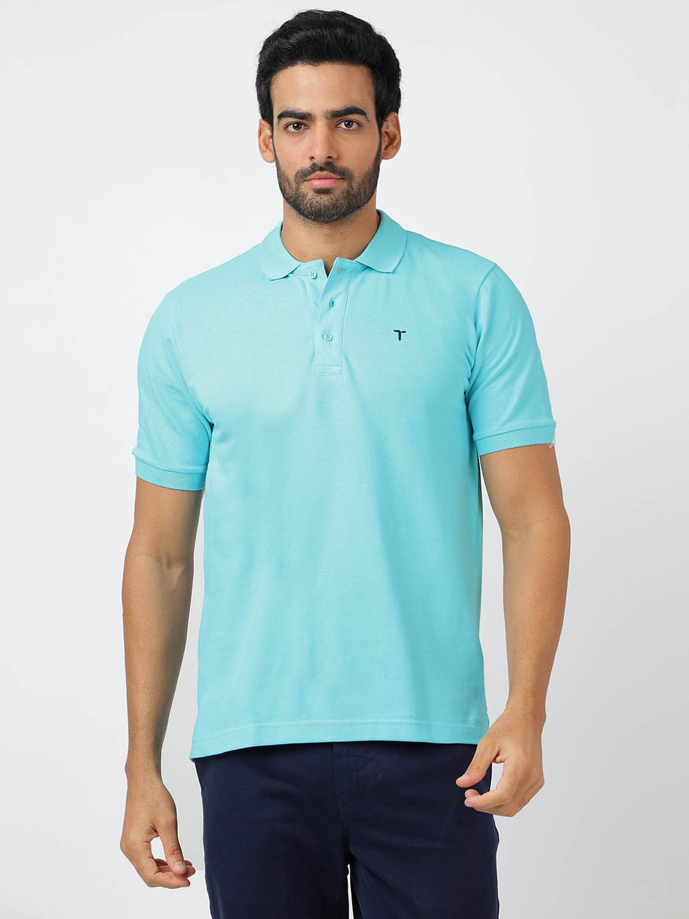 Polo Sky Blue (100% Cotton)