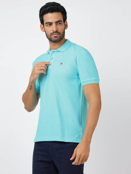 Polo Sky Blue (100% Cotton)