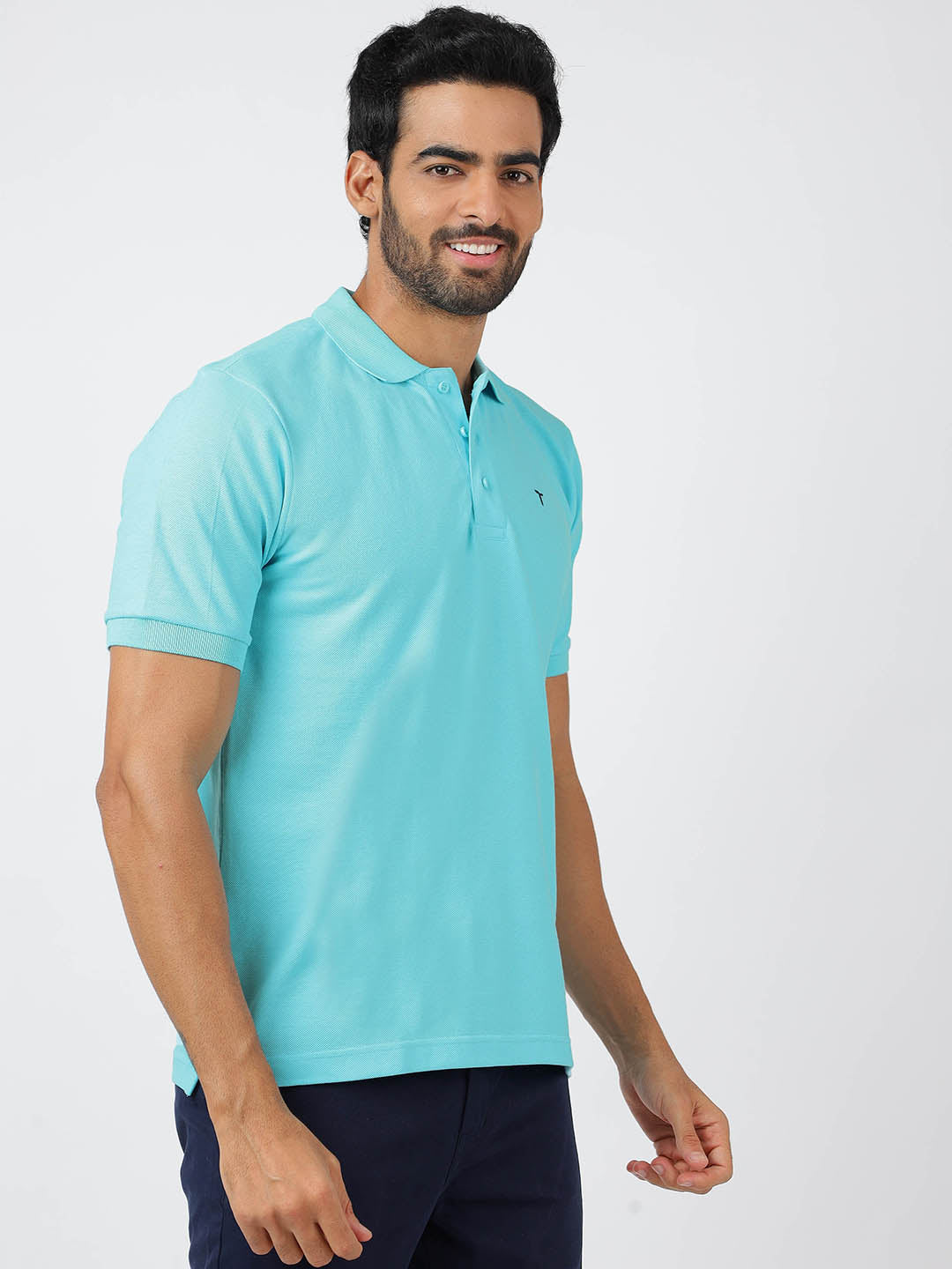 Polo Sky Blue (100% Cotton)