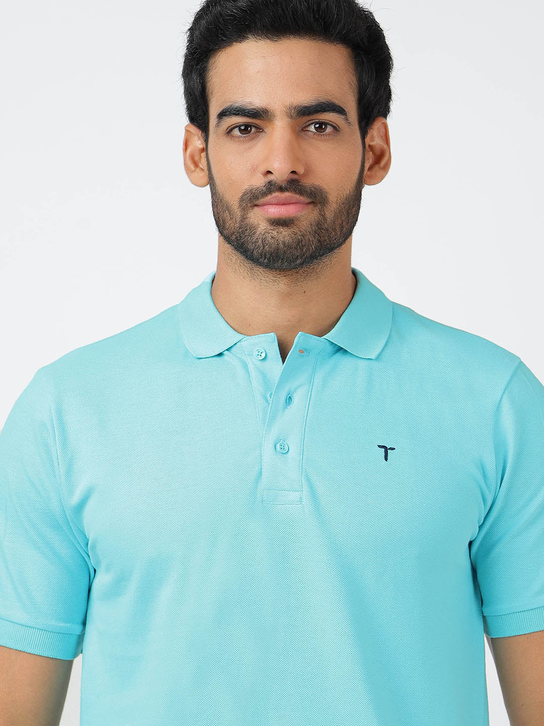 Polo Sky Blue (100% Cotton)
