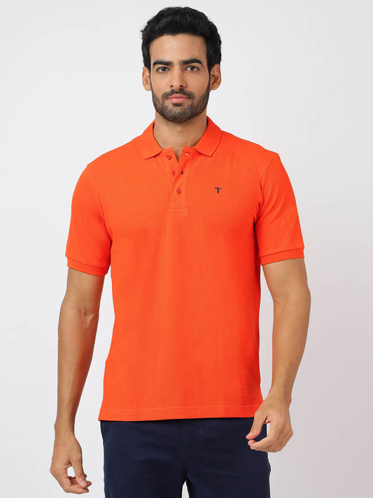 Polo Orange (100% Cotton)