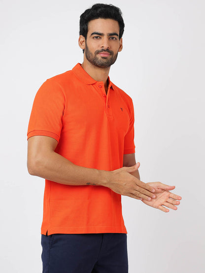 Polo Orange (100% Cotton)