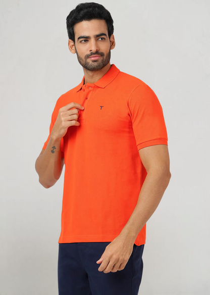 Polo Orange (100% Cotton)