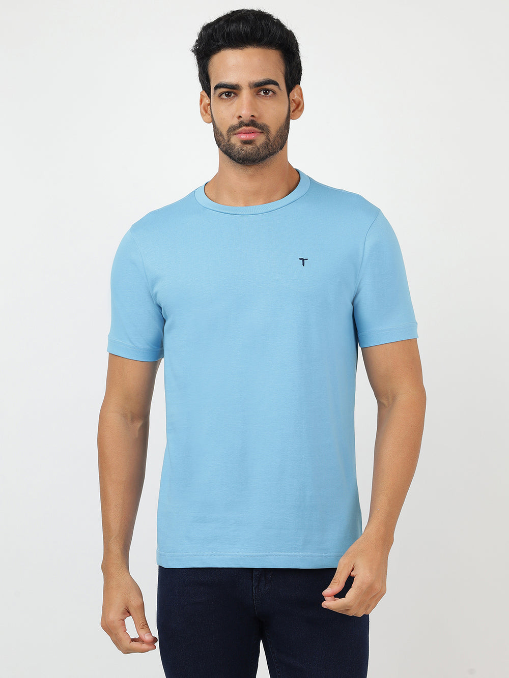 T-Shirt Sky Blue (100% Cotton)