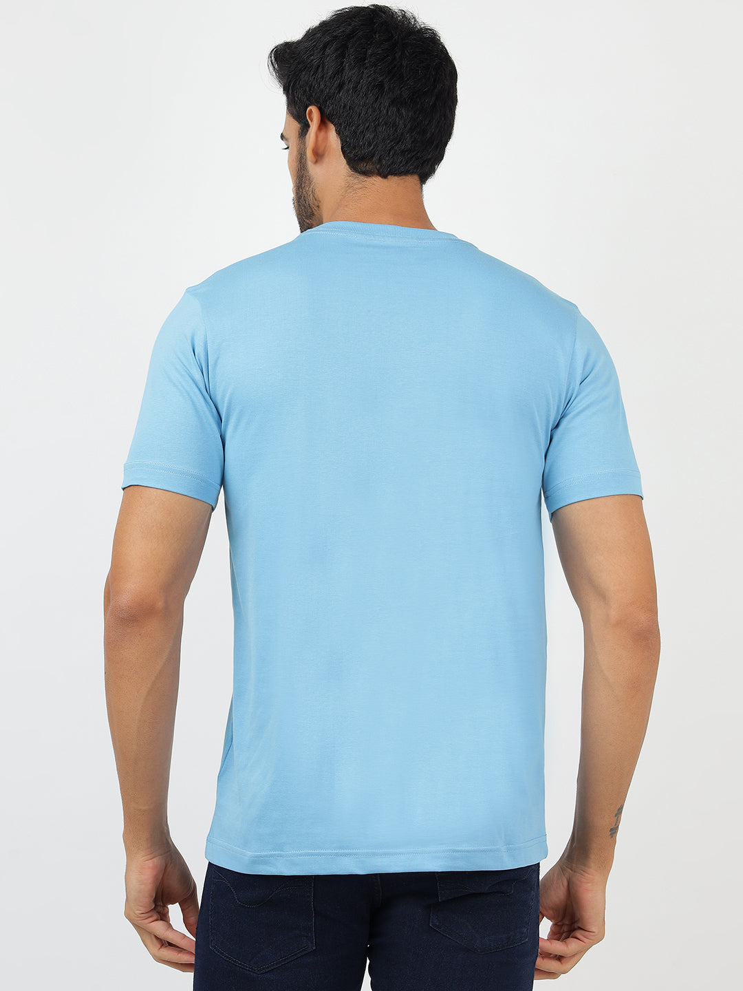 T-Shirt Sky Blue (100% Cotton)