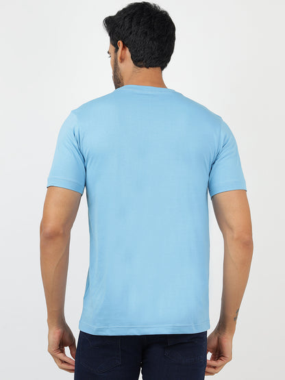 T-Shirt Sky Blue (100% Cotton)