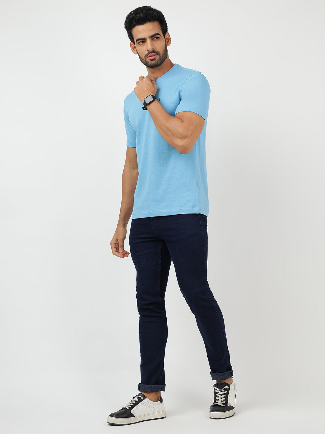 T-Shirt Sky Blue (100% Cotton)