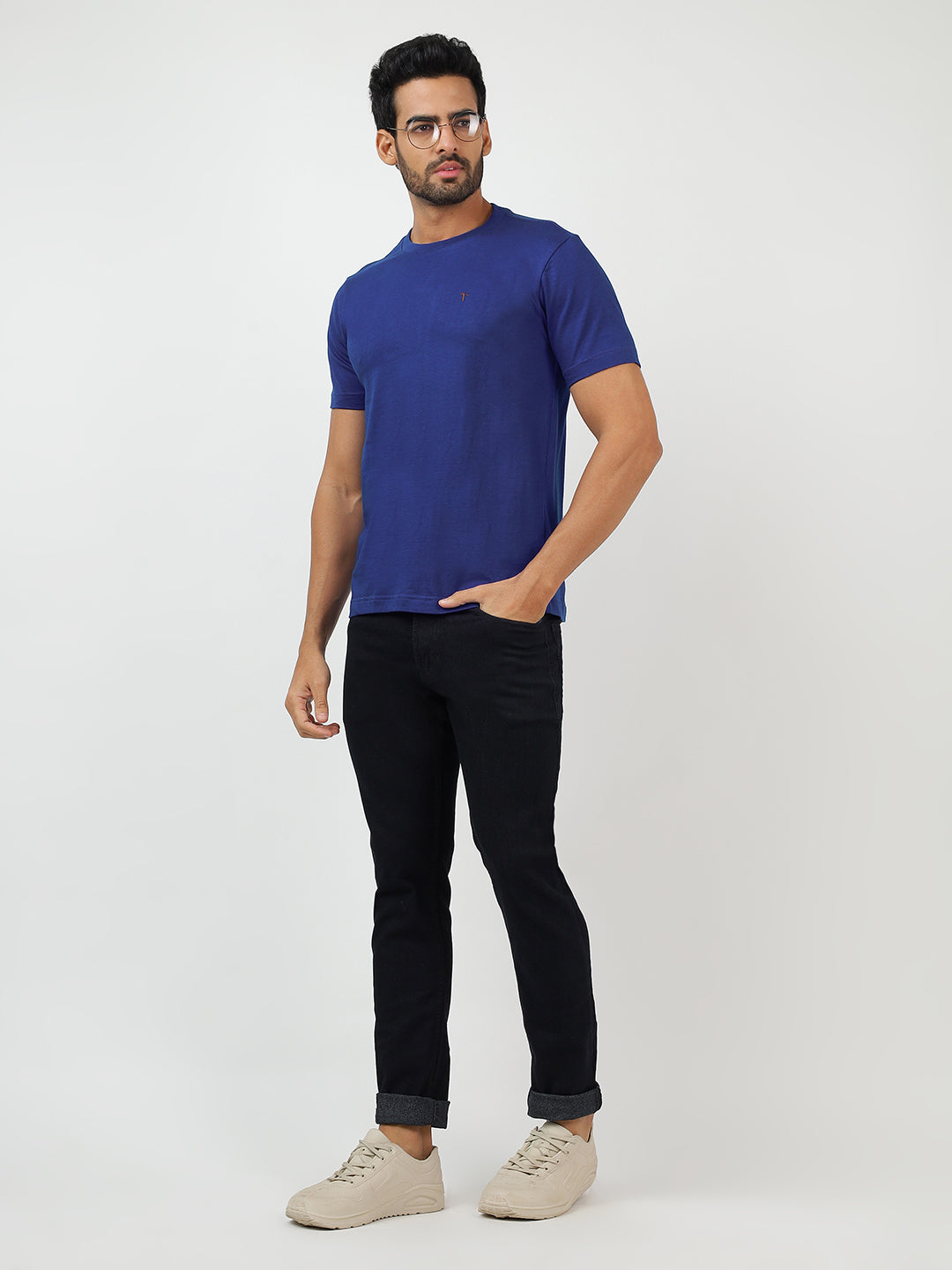 T-Shirt Navy (100% Cotton)